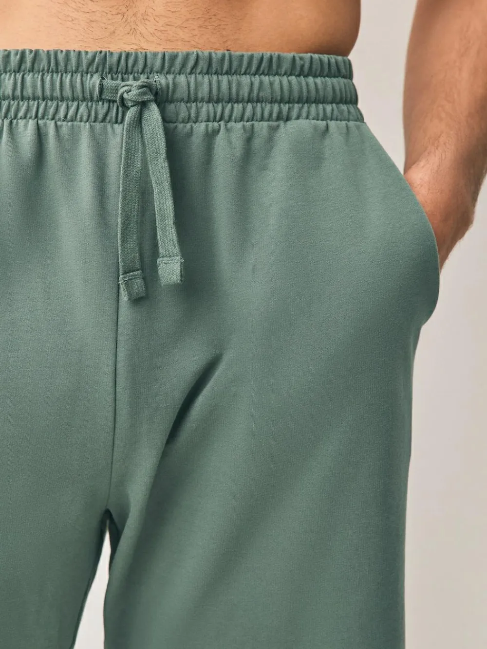 Clearance Next Loopback Soft Touch Shorts 3 Pack Navy/Green/Ice Grey