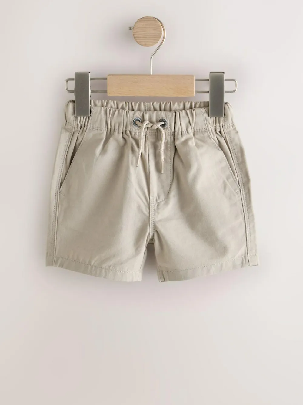 Next Navy/Stone/Chambray Blue Pull On Shorts 3 Pack (3mths-7yrs)^BOY Shorts|Multipacks