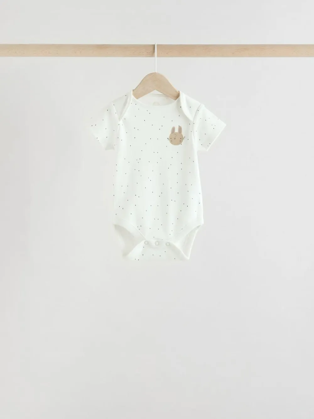 Sale Next Neutral Baby Short Sleeve Bodysuits 5 Pack