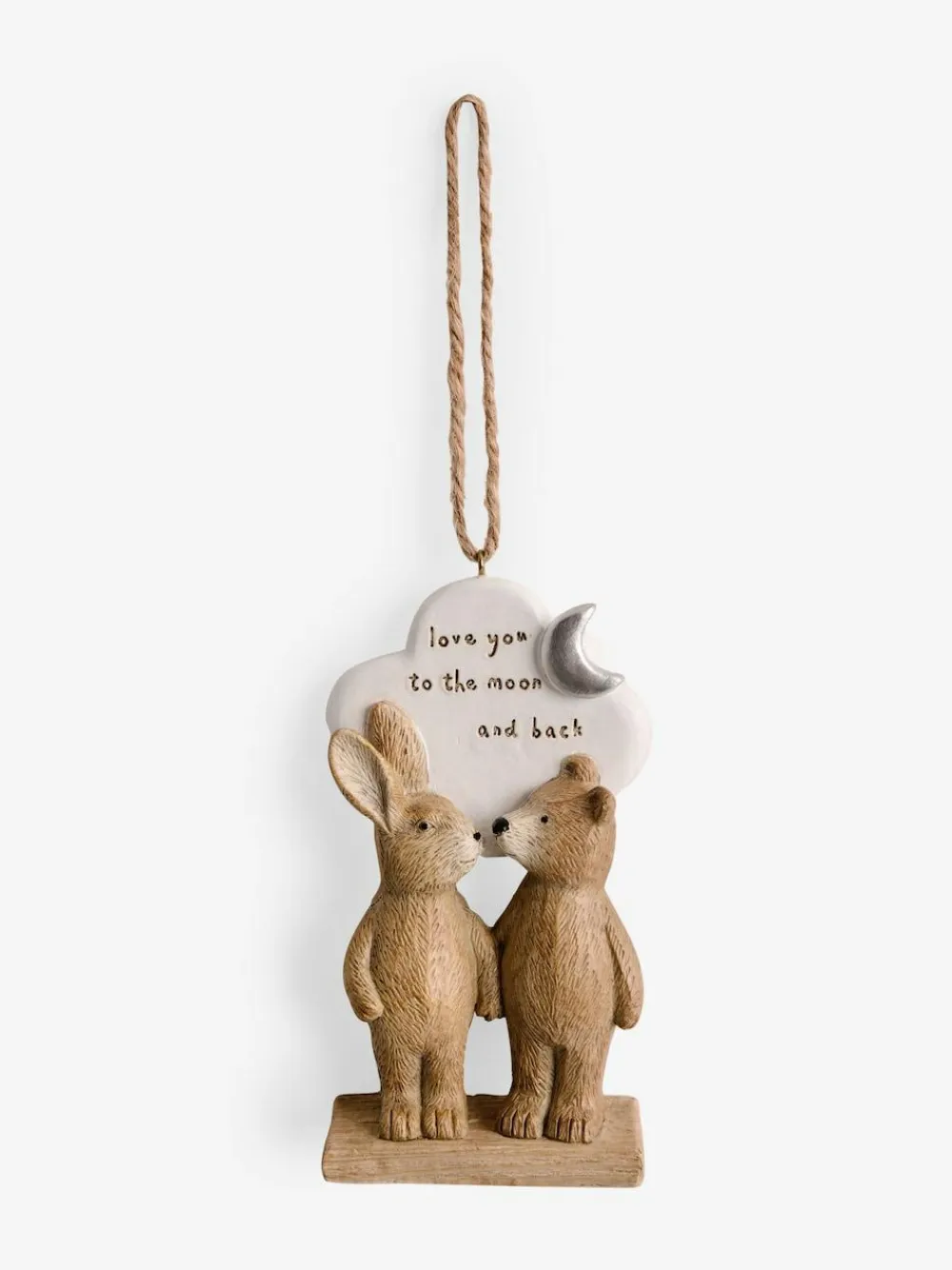 Next Neutral Bertie The Bear Love You To The Moon Hanging Decoration^ Ornaments