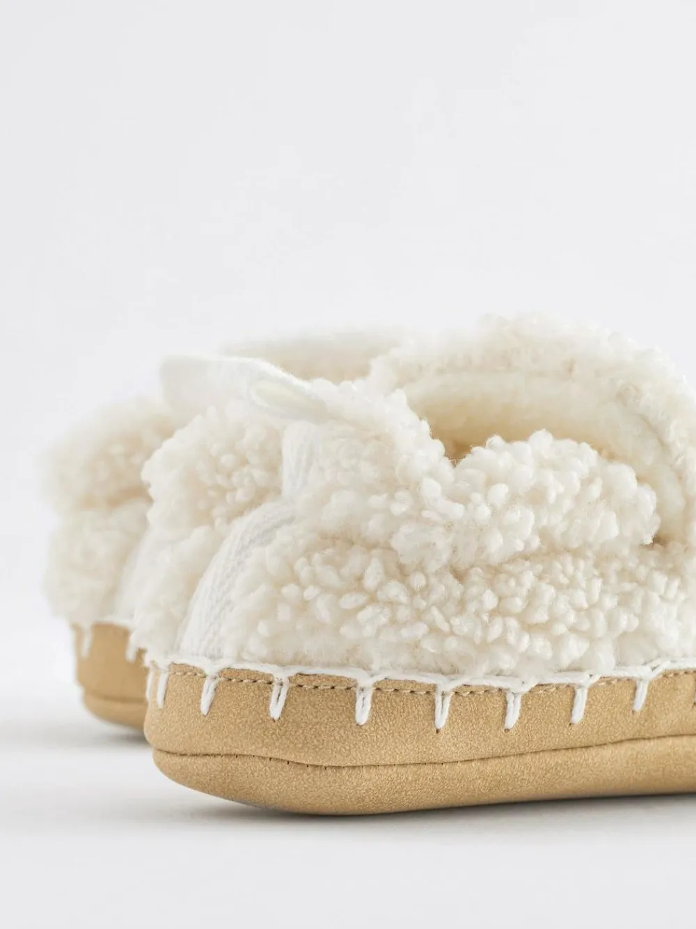 Online Next Neutral Cosy Slip-On Baby Shoes (0-24mths)