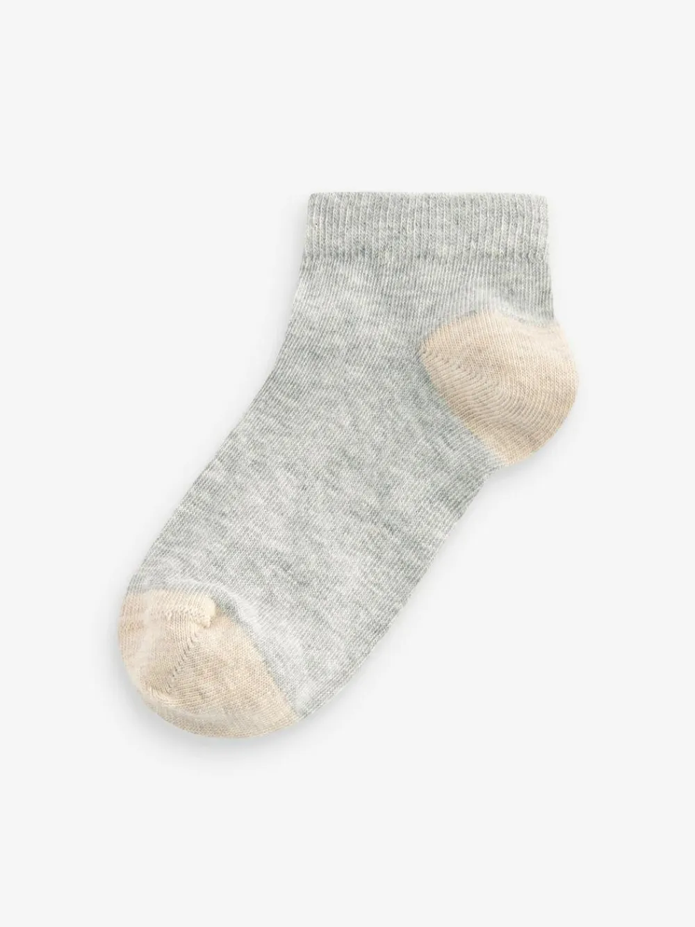 Discount Next Neutral Cotton Rich Trainer Socks 7 Pack