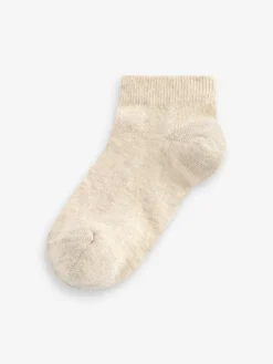 Discount Next Neutral Cotton Rich Trainer Socks 7 Pack