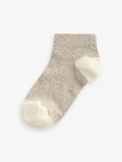 Discount Next Neutral Cotton Rich Trainer Socks 7 Pack
