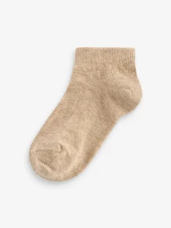 Discount Next Neutral Cotton Rich Trainer Socks 7 Pack