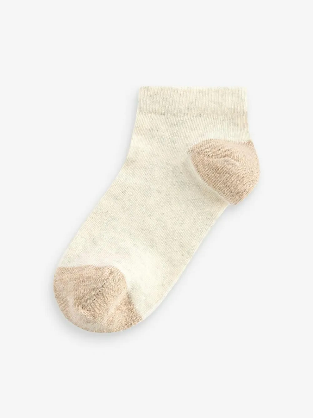 Discount Next Neutral Cotton Rich Trainer Socks 7 Pack