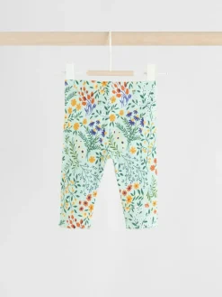 Best Next Neutral Duck/ Sage Ditsy Baby Knitted Jumper and Leggings 2 Piece Set (0mths-3yrs)