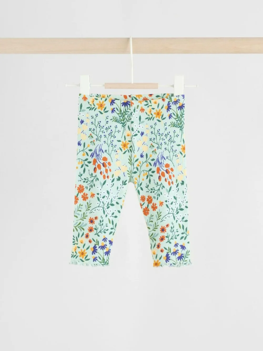 Best Next Neutral Duck/ Sage Ditsy Baby Knitted Jumper and Leggings 2 Piece Set (0mths-3yrs)