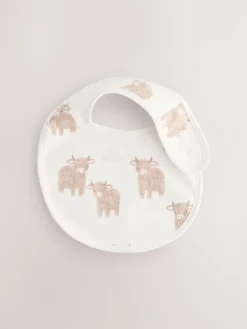 Best Next Neutral Hamish Baby Bibs 5 Pack