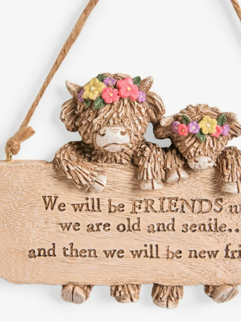 Next Neutral Hamish The Highland Cow Friends Hanging Decoration