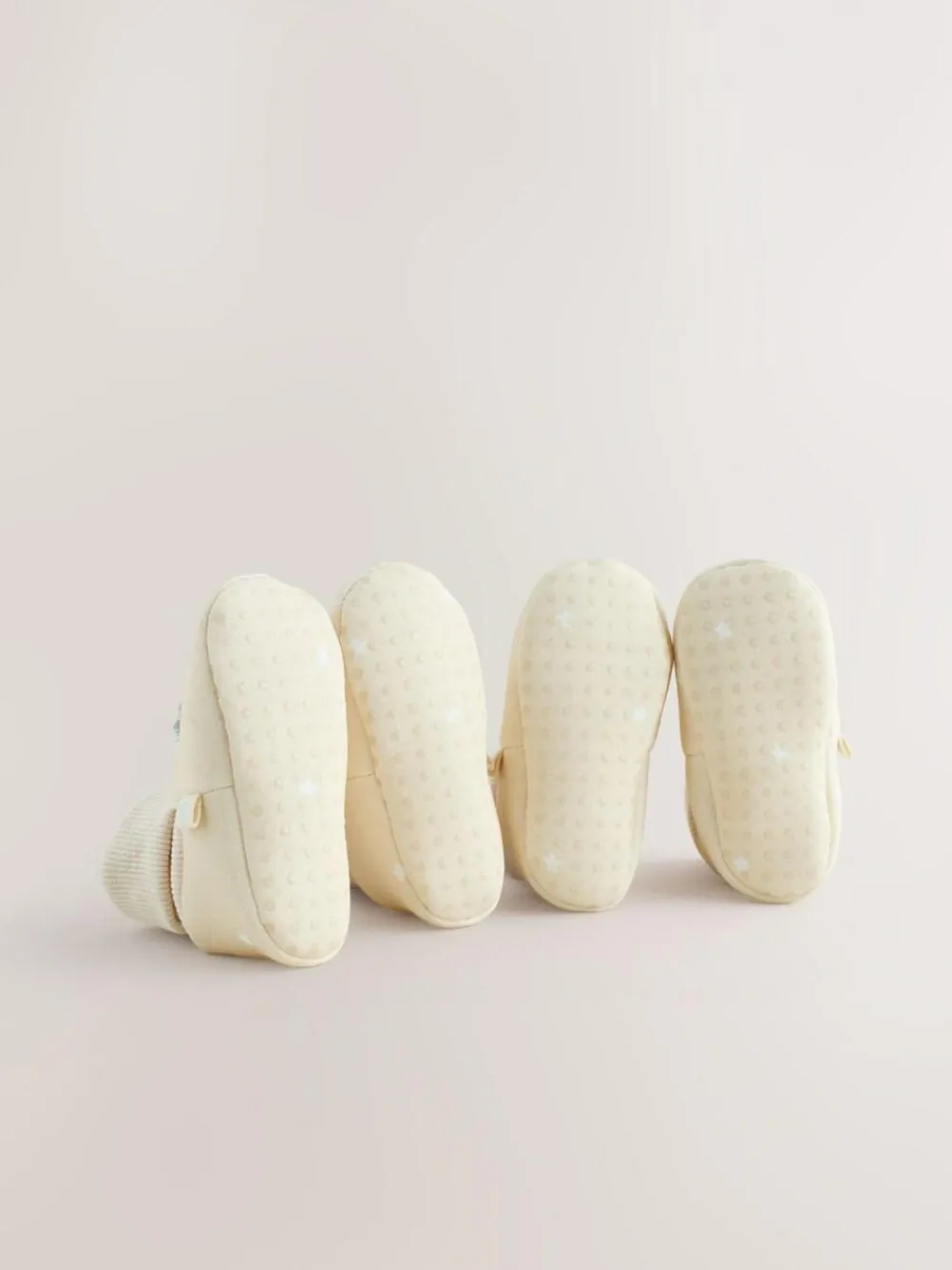 Best Next Neutral I Love Mummy/Daddy Baby Sock Top Bootie Shoes (0-18mths)
