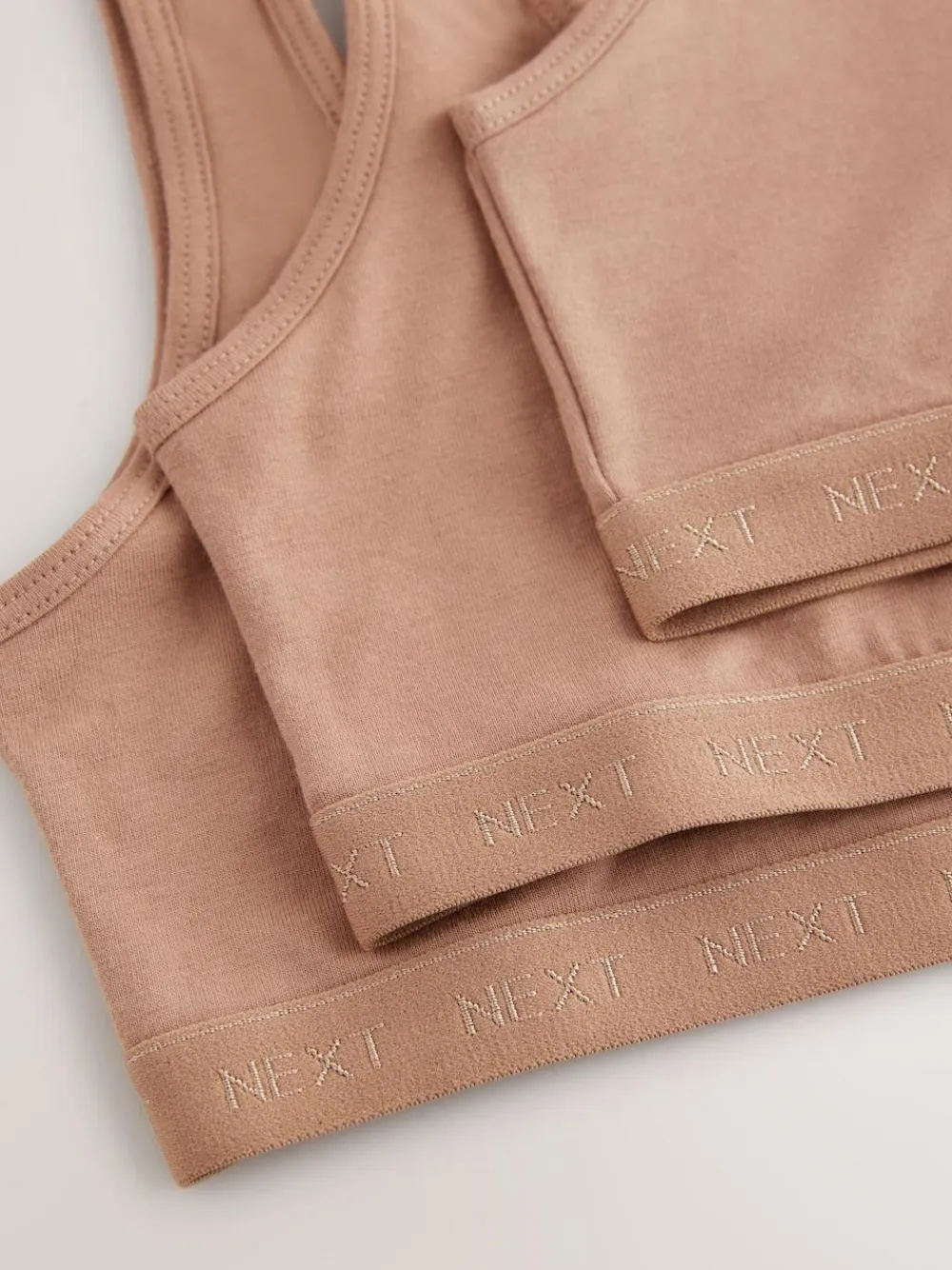 Hot Next Neutral Scoop Crop Tops 3 Pack (5-16yrs)