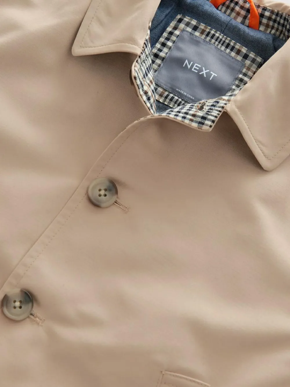 Outlet Next Neutral Shower Resistant Trench Coat (3mths-7yrs)