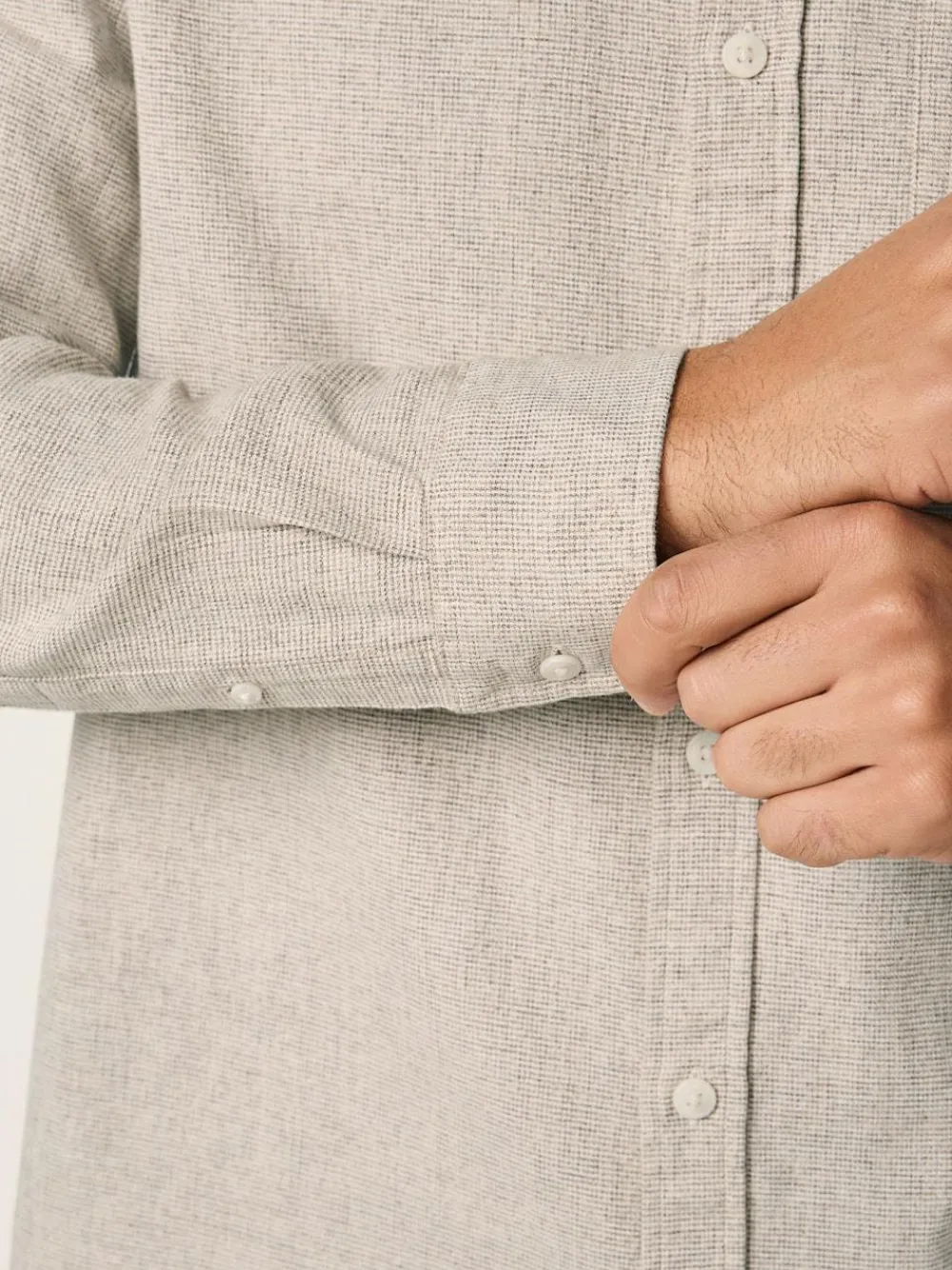 Next Standard Collar Cotton Linen Blend Long Sleeve Shirt^ Shirts