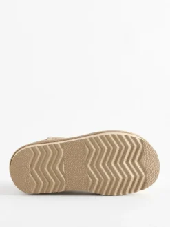 Next Neutral Standard Fit (F) Flatform Mini Warm Lined Water Repellent Suede Pull-On Boots^ Boots & Wellies