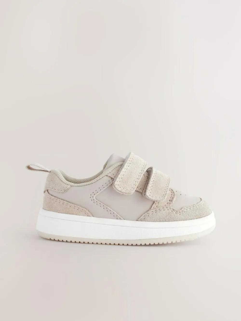 Best Next Standard Fit (F) Touch Fastening Leather First Walker Baby Shoes Neutral