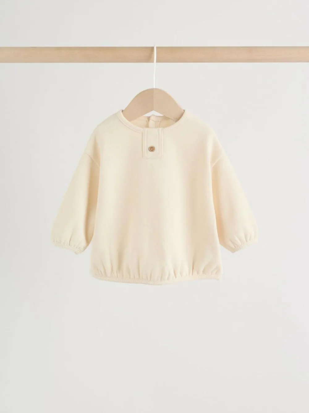 Next Neutral Stripe Sweat Top and Trousers Baby Set (0mths-2yrs)^BOY Sets & Outfits|Sweatshirts & Hoodies