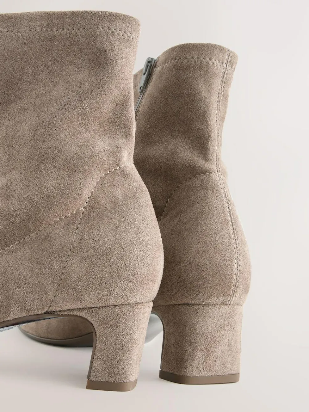 Next Extra Wide Fit Chisel Toe Block Heel Sock Boots^Women Boots & Wellies|Boots