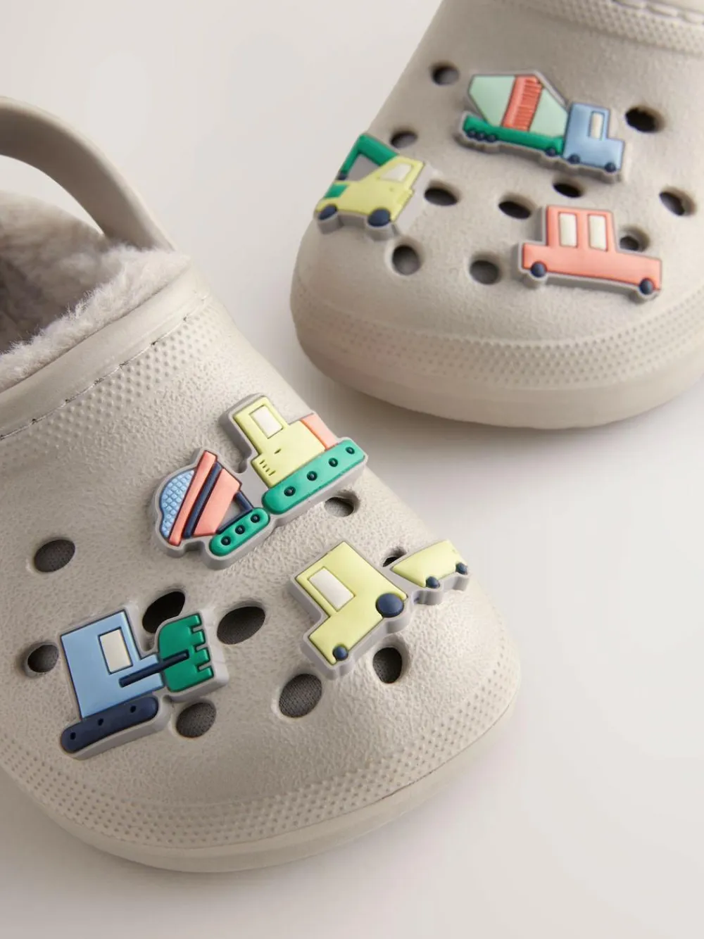 New Next Warm Lined Slipper Clogs Neutral Transport