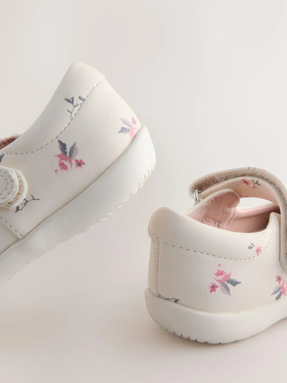 Best Next Wide Fit (G) First Walker Mary Jane Shoes Neutral