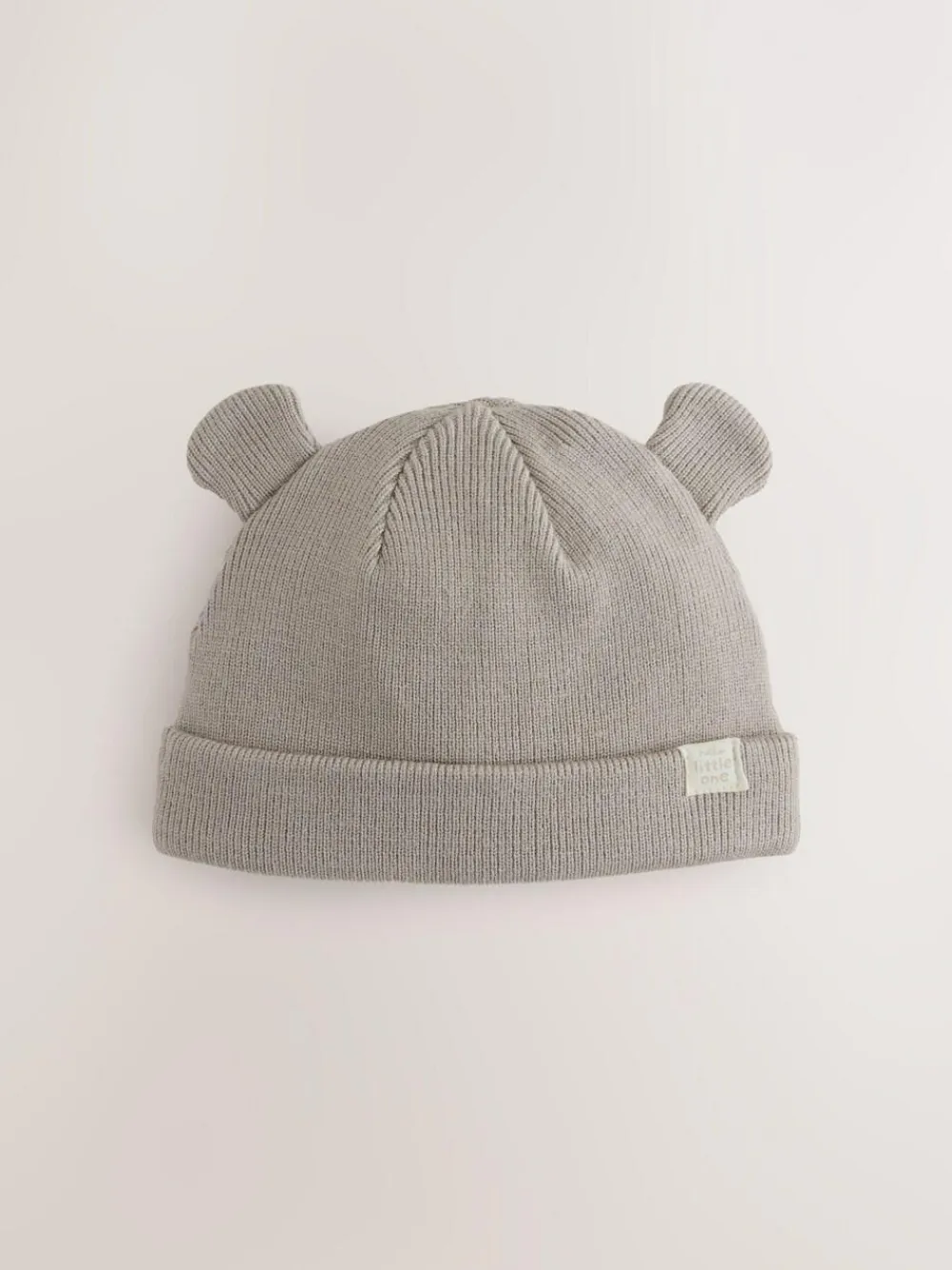 Hot Next 2pack Rib Baby Beanie Neutral/Tan