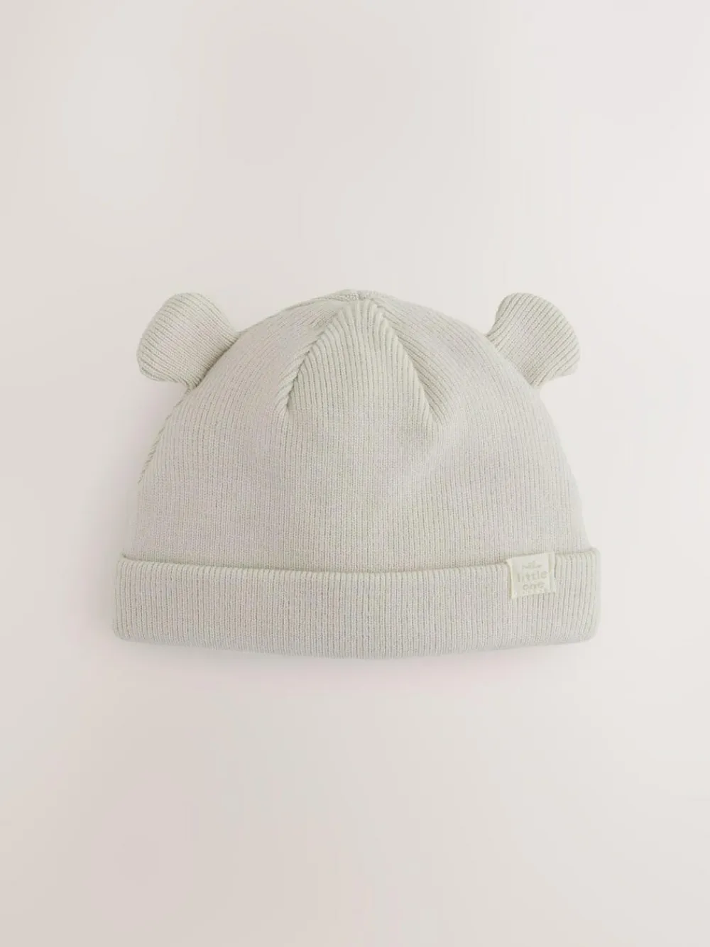 Hot Next 2pack Rib Baby Beanie Neutral/Tan