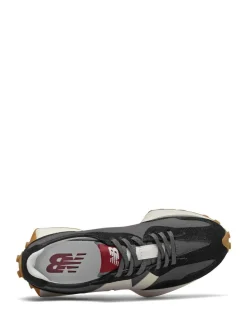 Clearance New Balance Black/Grey 327 Trainers