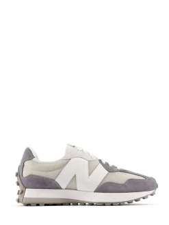 New Balance Light Grey Mens 327 Trainers