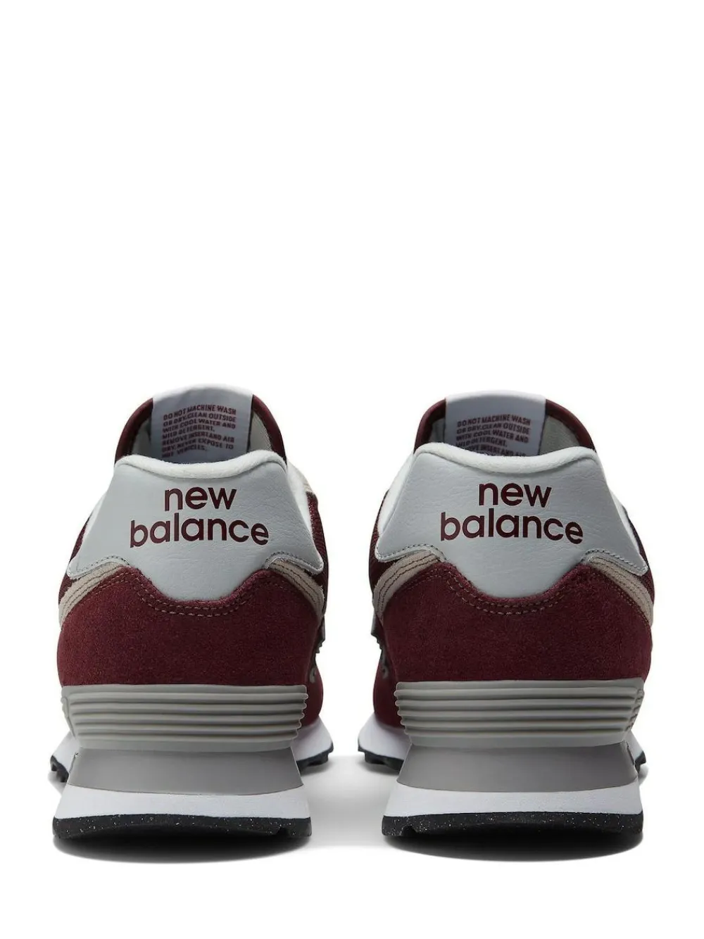 Hot New Balance Red/White Mens 574 Trainers