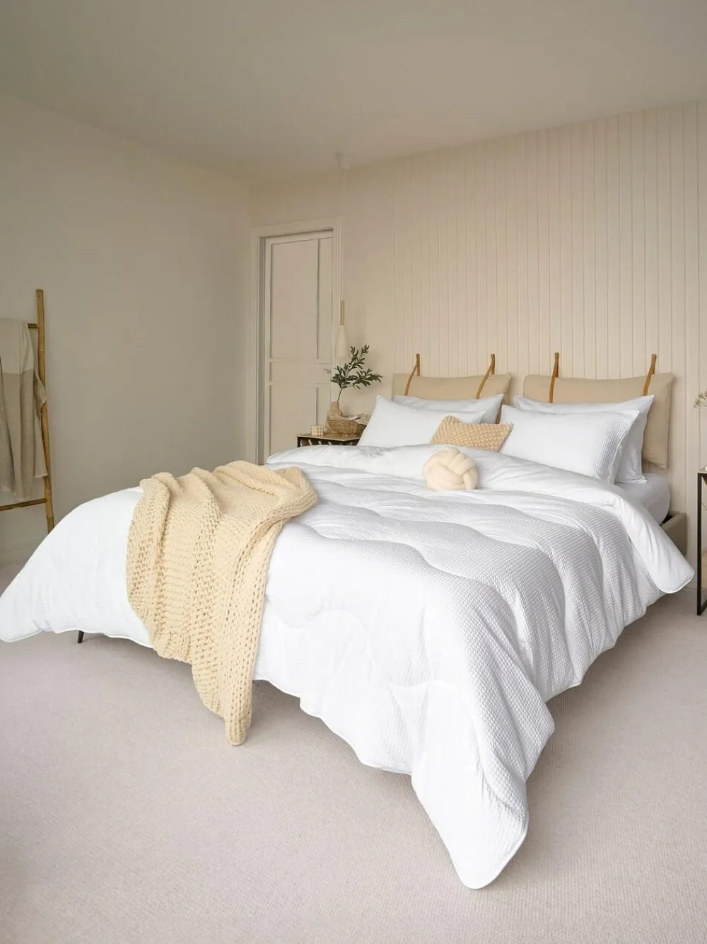 Best Night Lark Cotton Waffle 4.5 Tog Coverless Duvet