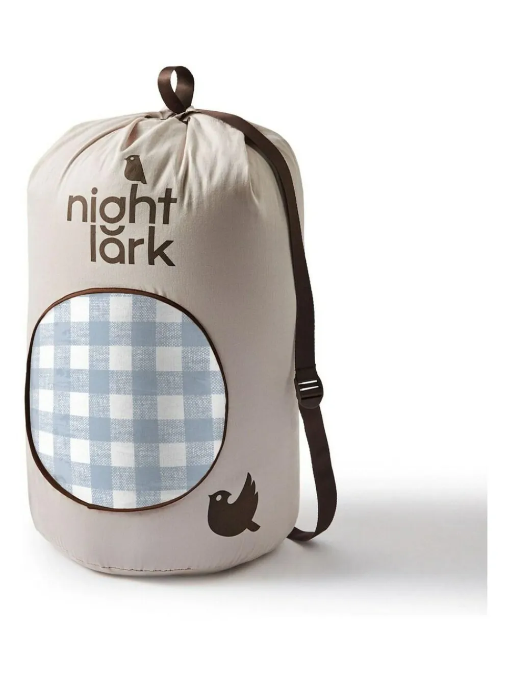 Hot Night Lark Gingham 10.5 Tog Coverless Duvet 10.5 Tog Set Blue