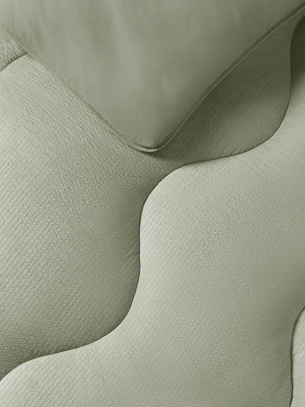 Night Lark Green Seersucker Coverless Duvet Set^ Duvets & Pillows|Comforters & Pillows