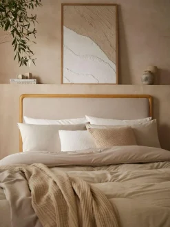 Discount Night Lark Natural Oat 4.5 Tog Coverless Duvet and Pillowcase Set