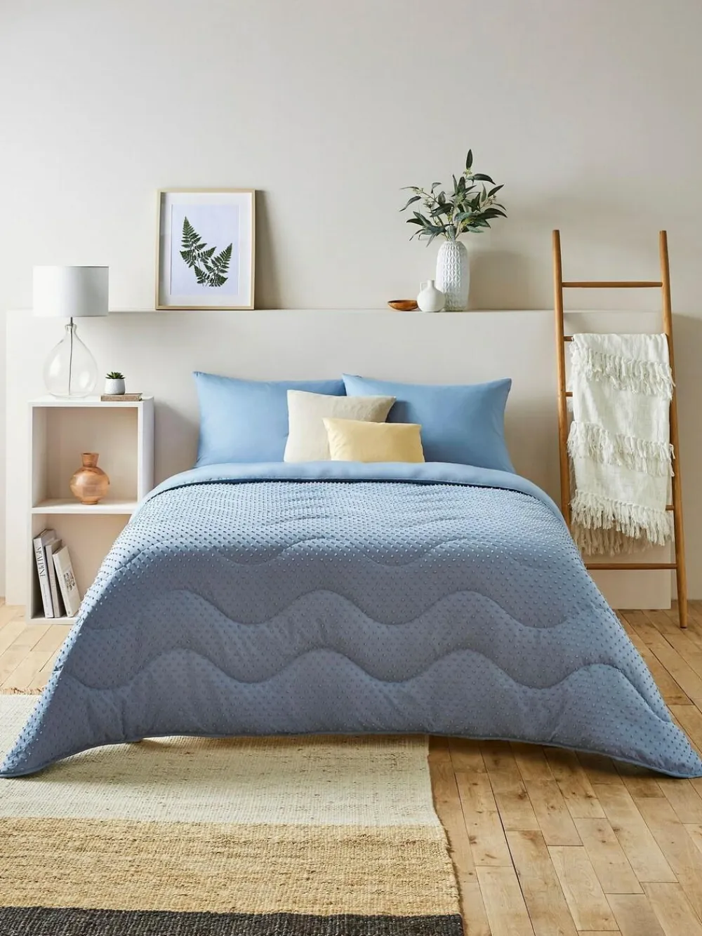 Night Lark Tufted Dot Coverless 10.5 Tog Duvet and Pillowcase Set^ Duvets & Pillows|Comforters & Pillows