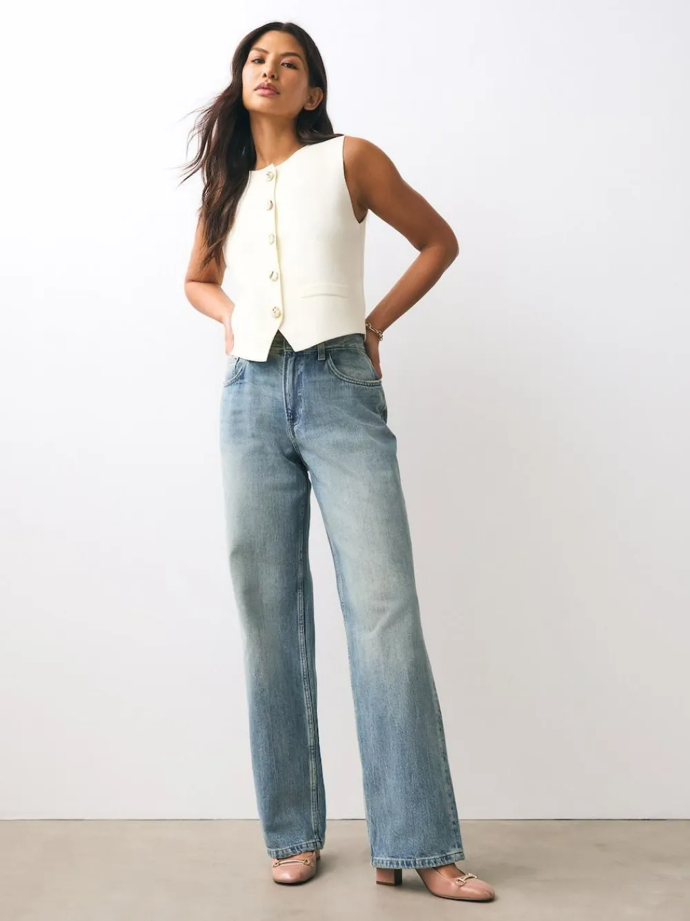 Next Standard/Wide Fit Hardware Slingback Block Heels^Women Wide Fit & Extra Wide Fit|Heels