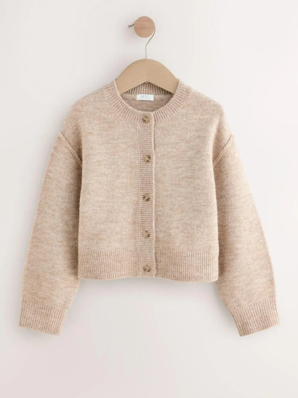 Next Oatmeal Button Up Cardigan (3-16yrs)^ Knitwear & Sweaters|Knitwear