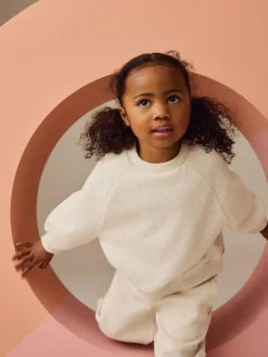 Next Oatmeal Crew Neck Sweatshirt (3mths-7yrs)^ Sweatshirts & Hoodies|Nightwear