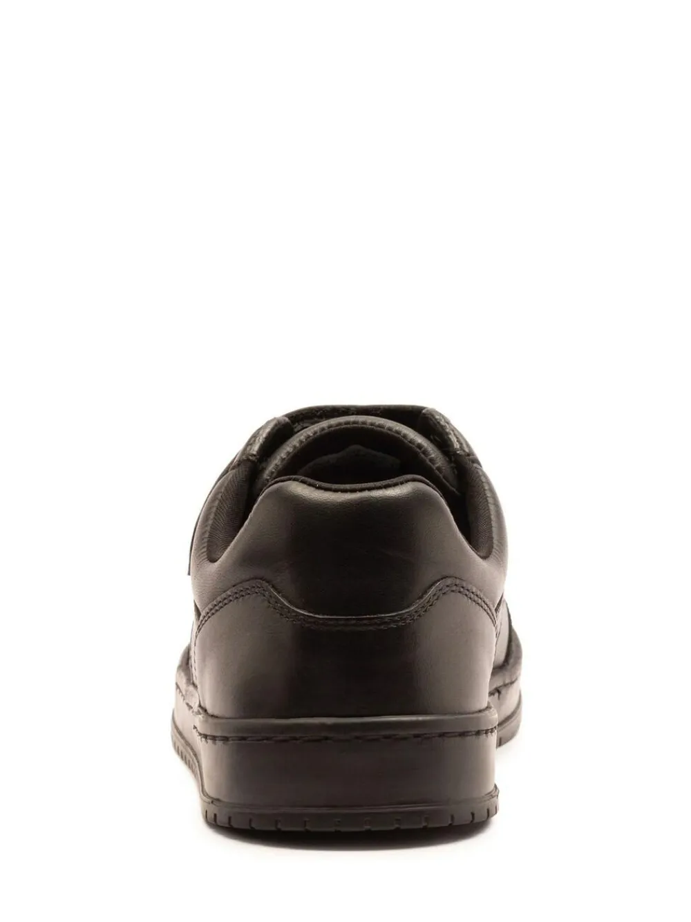 Discount Off The Hook Black Ferris Leather Touch Fastening School Shoes