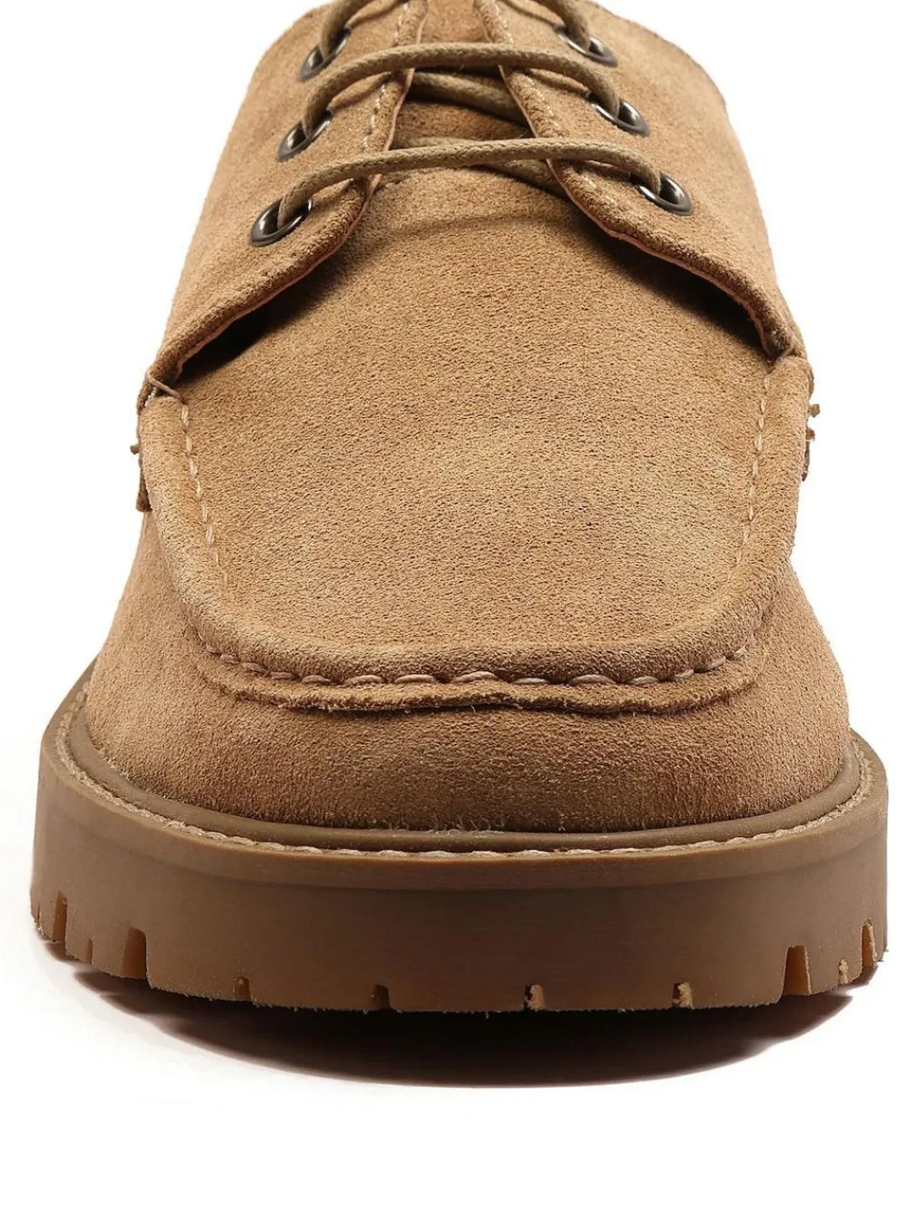 Off The Hook Harvey Suede Leather Casual Lace-Up Boat Shoes^ Shoes