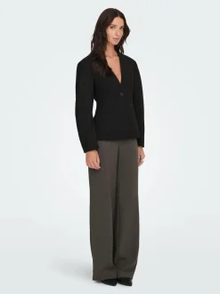 ONLY Black Balloon Sleeve Blazer^Women Suits & Tailoring|Blazers