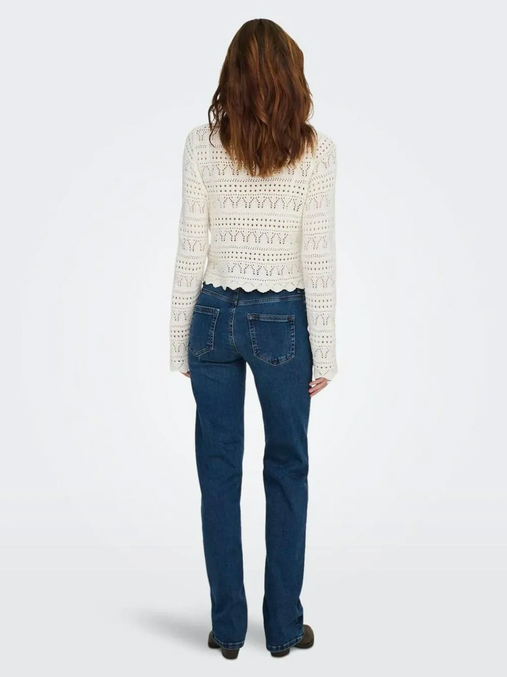 ONLY Blush Mid Rise Straight Leg Jeans With Super Stretch^Women Jeans|Jeans