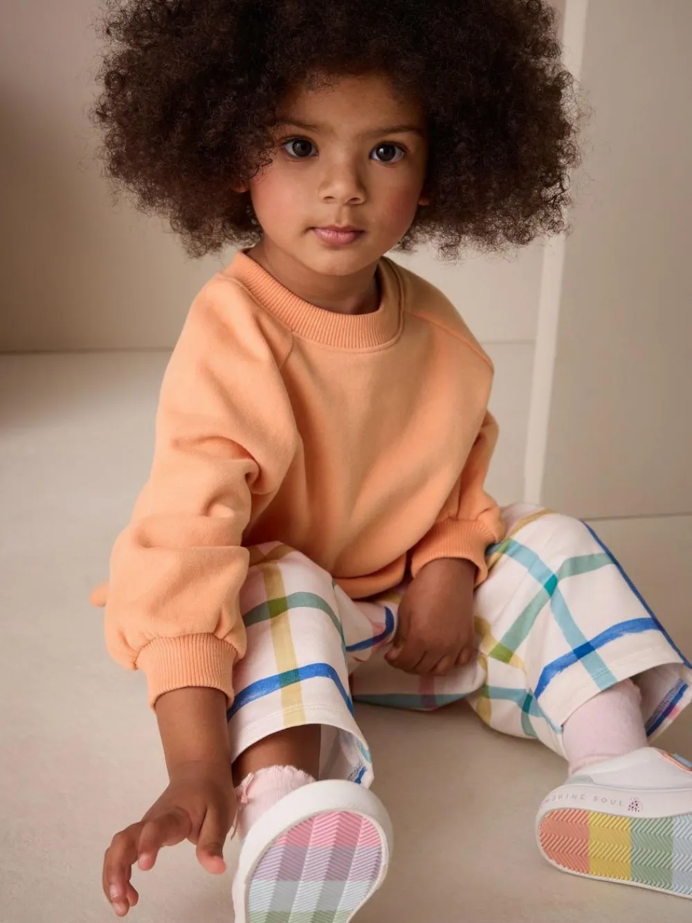 Next Orange Crew Neck Sweatshirt (3mths-7yrs)^ Sweatshirts & Hoodies|Nightwear