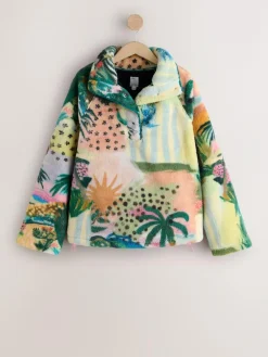 Next Printed Borg Fleece Top^Women Loungewear|Hoodies & Sweatshirts