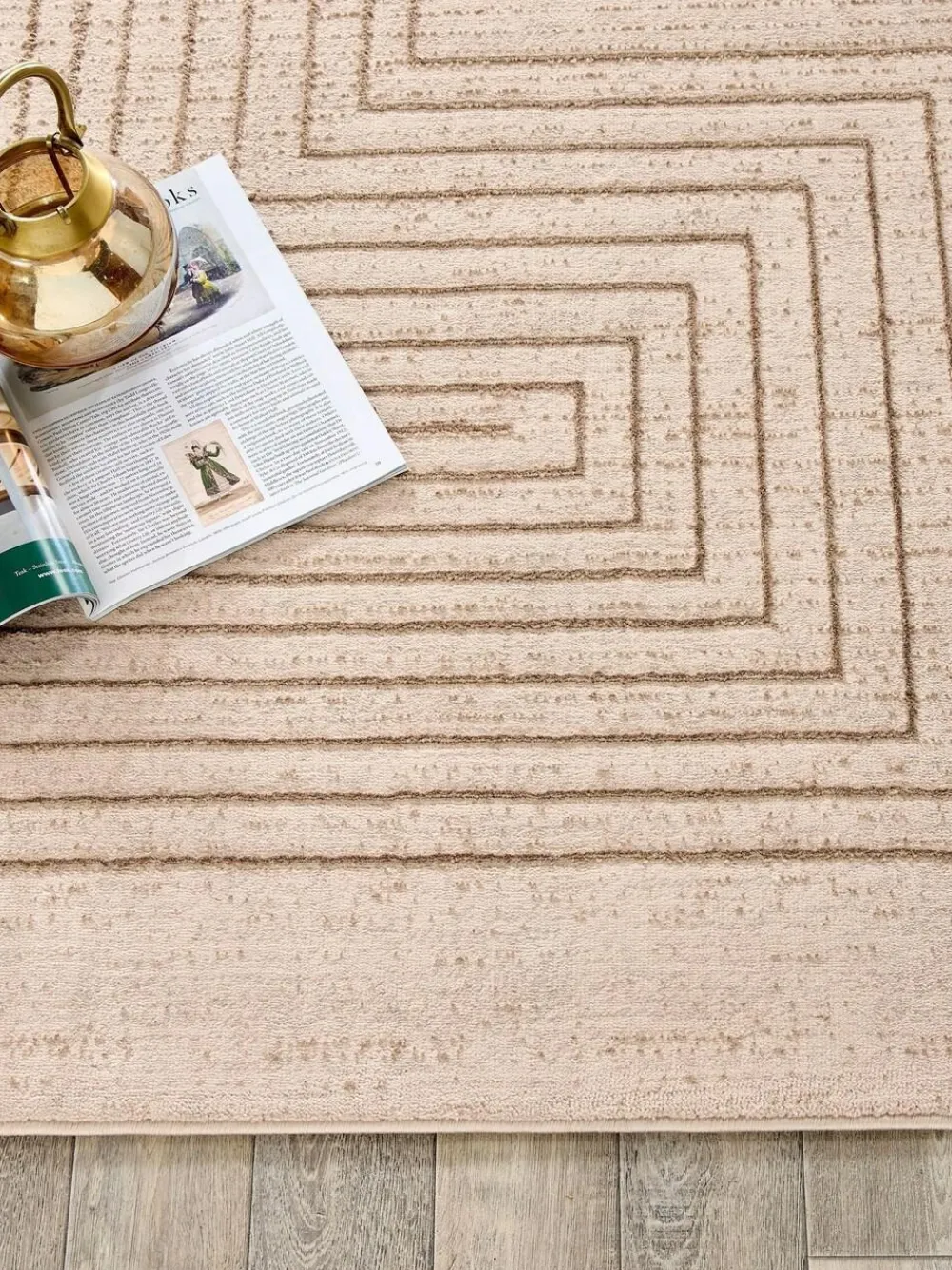 New Origin Rugs Natural Calacatta Lines Rug