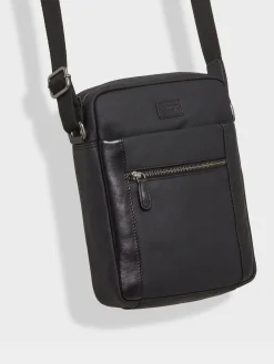 Osprey London The Small Grantham Waxed Canvas And Leather Messenger Bag^ Bags