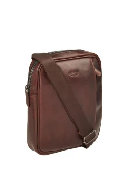 Outlet Osprey London Carter Saddle Leather Small Messenger Bag Brown