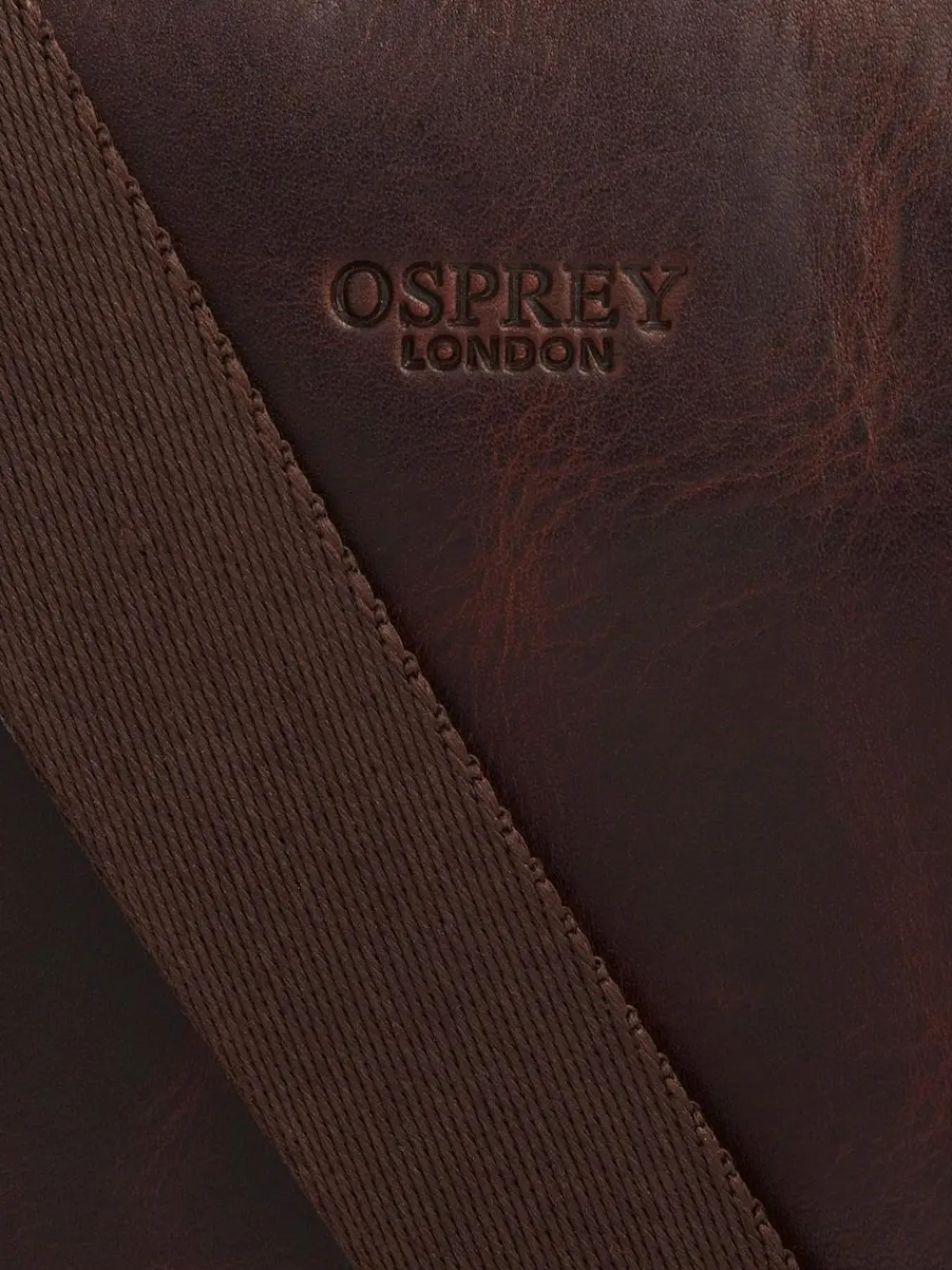 Outlet Osprey London Carter Saddle Leather Small Messenger Bag Brown