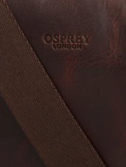 Outlet Osprey London Carter Saddle Leather Small Messenger Bag Brown