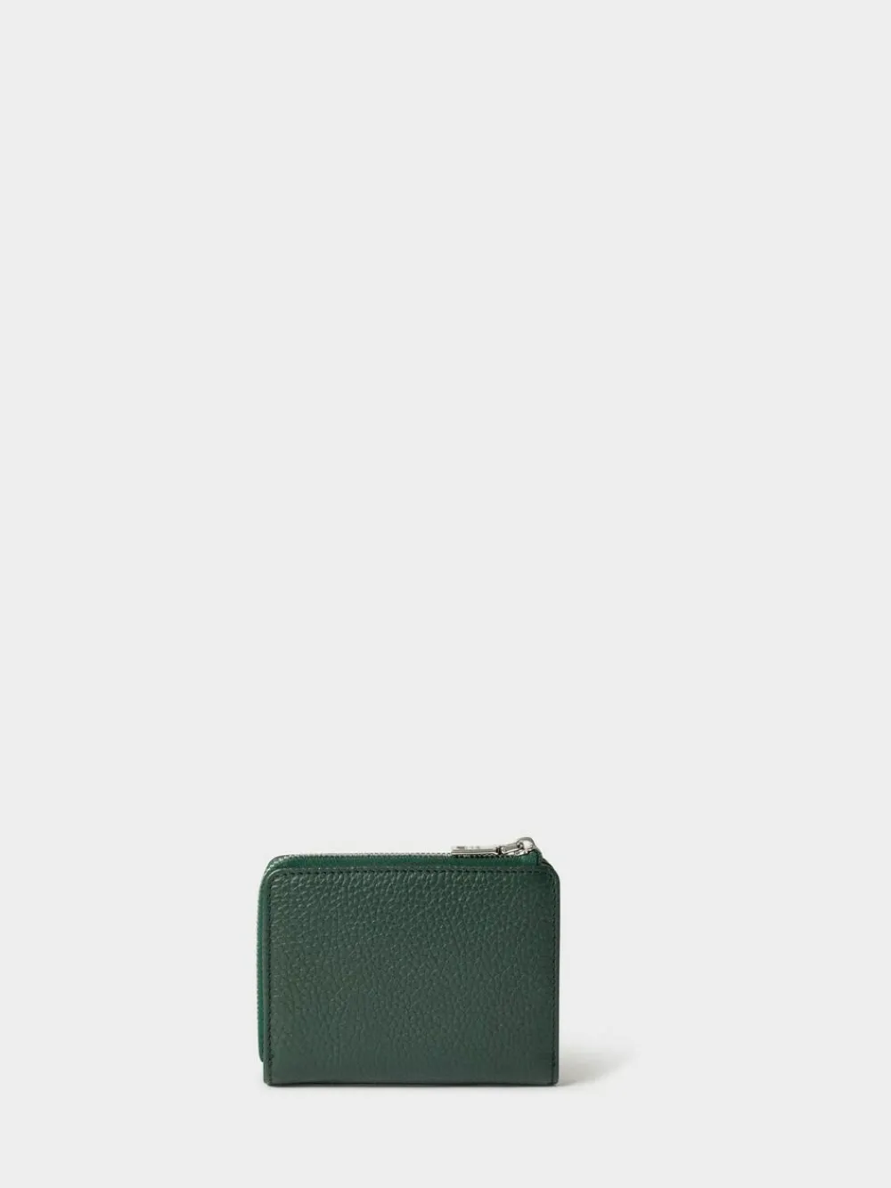 Osprey London Green The Core Medium Leather Zip Matinee Purse^Women Purses