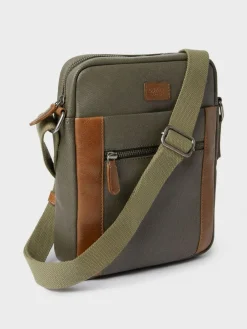 Osprey London The Small Grantham Waxed Canvas And Leather Messenger Bag^ Bags